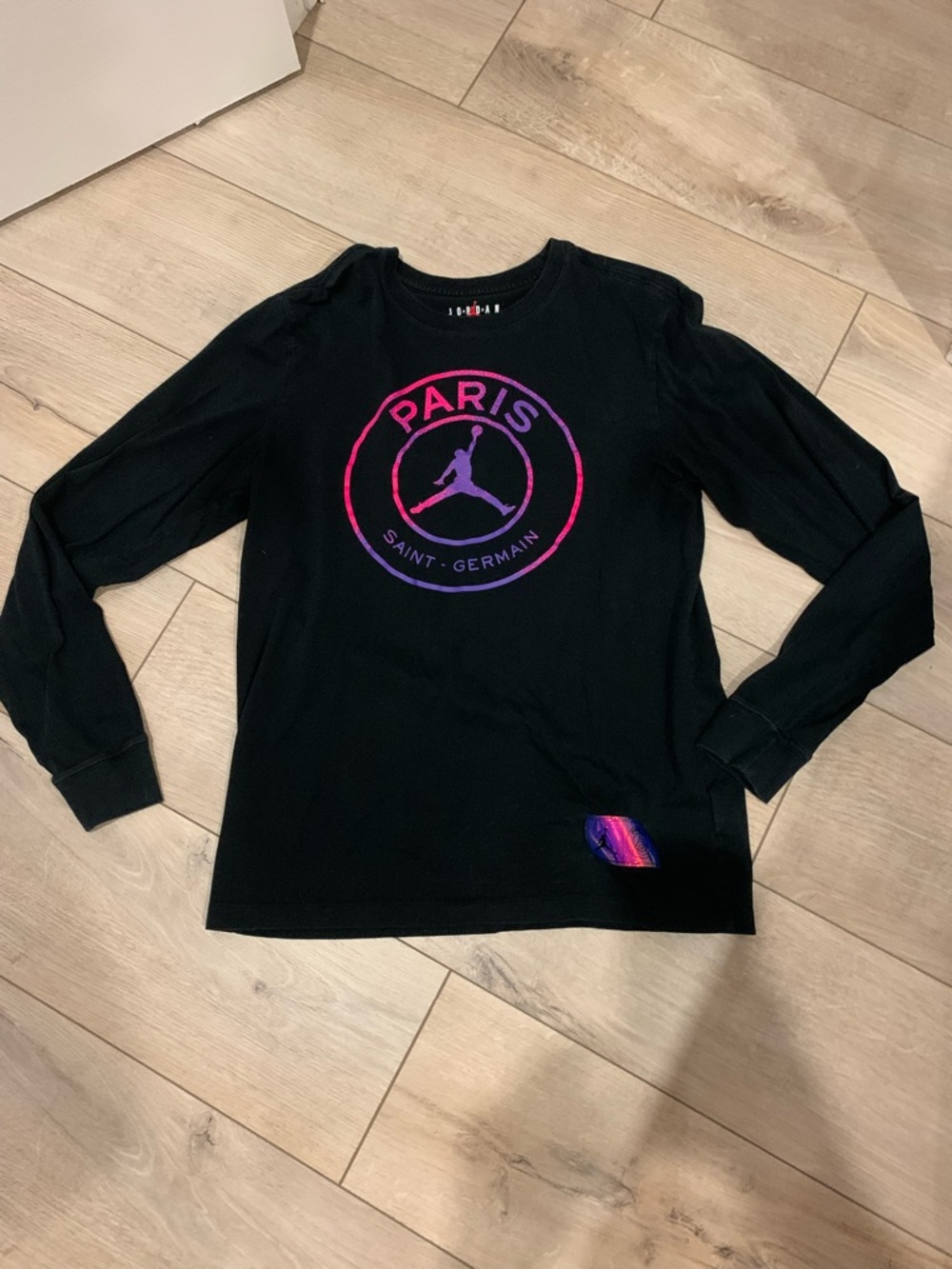 Jordan x Paris Saint-Germain Black Long Sleeve Tee
